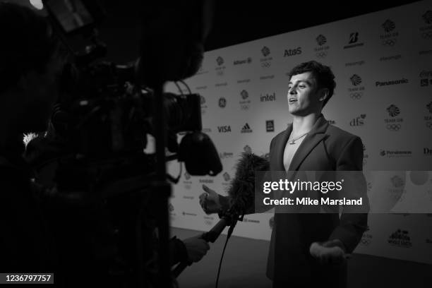 Tom Daley attends the Team GB Ball at Battersea Evolution on November 25, 2021 in London, England.