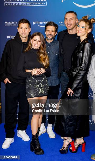 German singer Vanessa Mai and her partner Andreas Ferber, German actor Tom Beck, Ukrain boxing champion Vladimir Klitschko and model Stefanie...