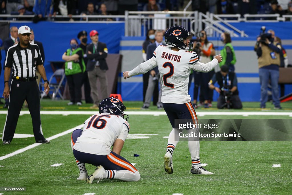NFL: NOV 25 Bears at Lions
