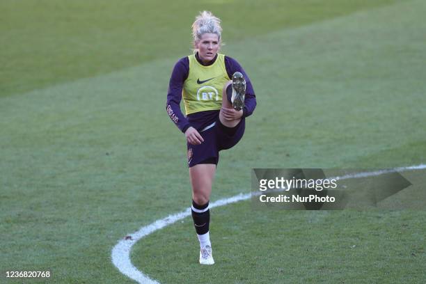 Millie Bright of England during the England Women's training session at the Stadium Of Light, Sunderland on Friday 26th November 2021.