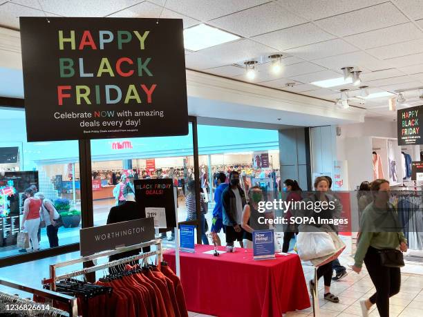 Shoppers hunt for bargains on Black Friday. It's the symbolic start of the holiday shopping period, at a JCPenney store at the Florida Mall. Black...