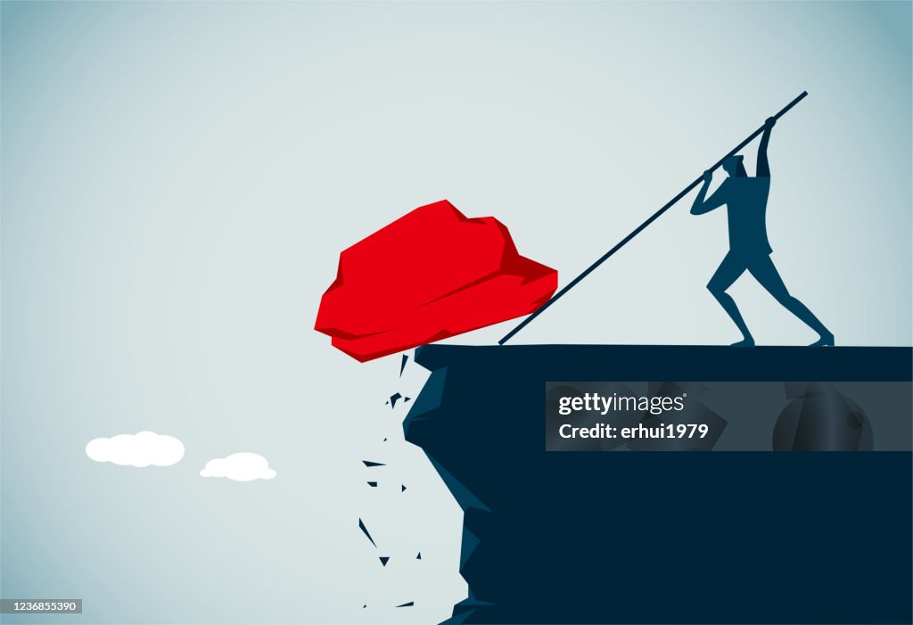 Pushing Pushing Pushing High-Res Vector Graphic - Getty Images