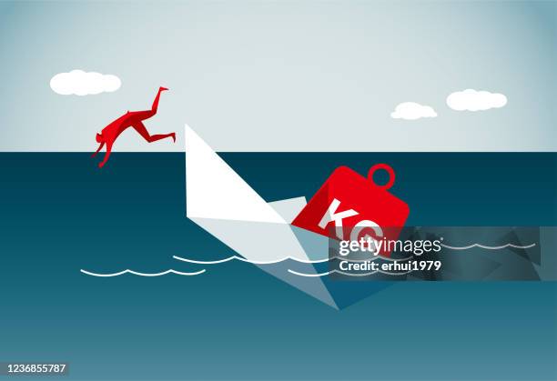 drowning - late spring stock illustrations