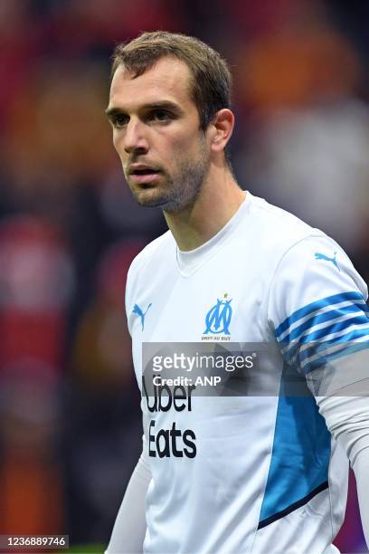 Olympique de Marseille goalkeeper Pau Lopez during the UEFA Europa League match between Galatasaray AS and Olympique Marseille at the Ali Sami Yen...