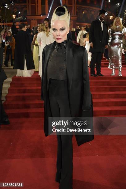 Daphne Guinness arrives at The Fashion Awards 2021 at Royal Albert Hall on November 29, 2021 in London, England.