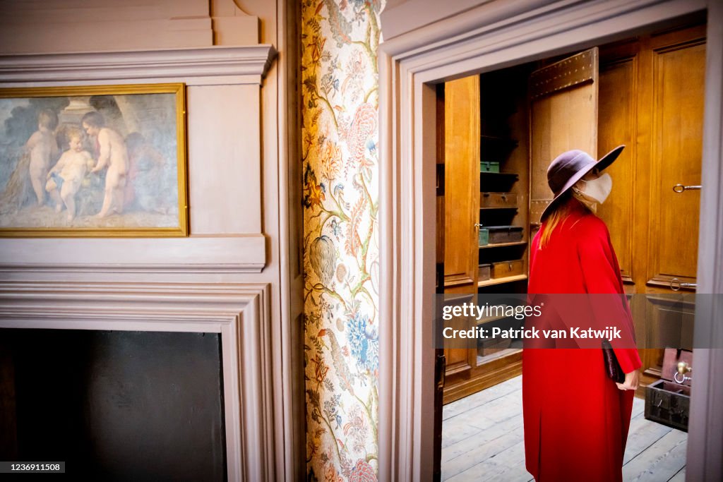 Queen Maxima Of The Netherlands Opens Pieter Teyler House In Teyler Museum Haarlem