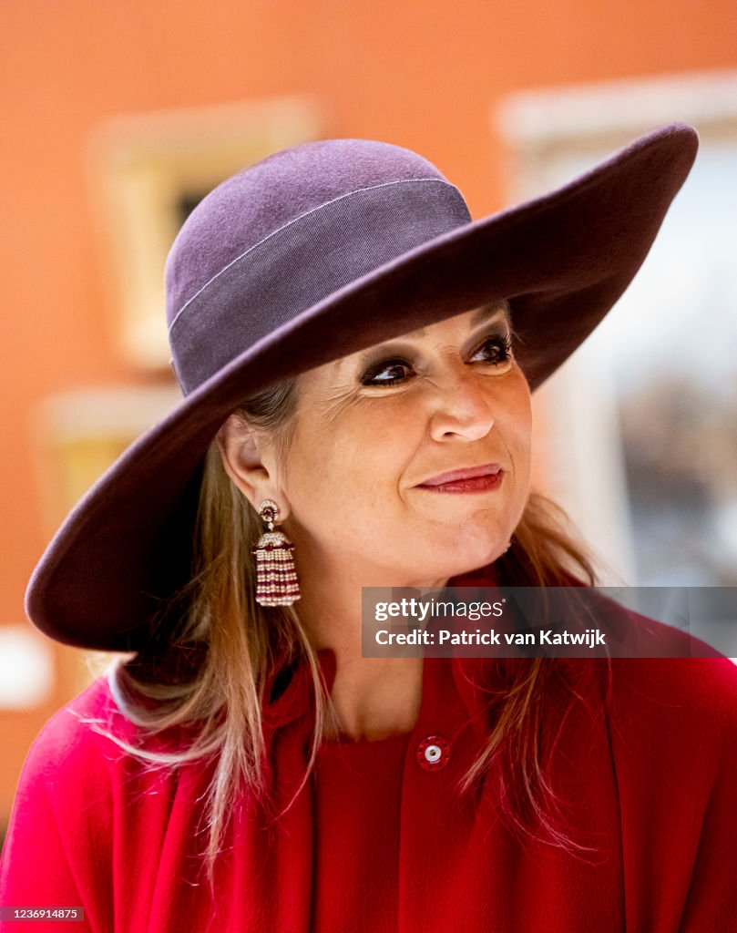 Queen Maxima Of The Netherlands Opens Pieter Teyler House In Teyler Museum Haarlem