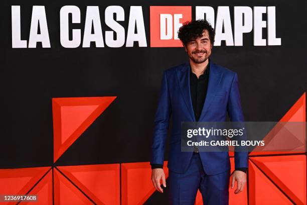 Spanish actor, writer and director Jose Manuel Seda poses during a photocall for the presentation of the last part of the fifth season of the Spanish...