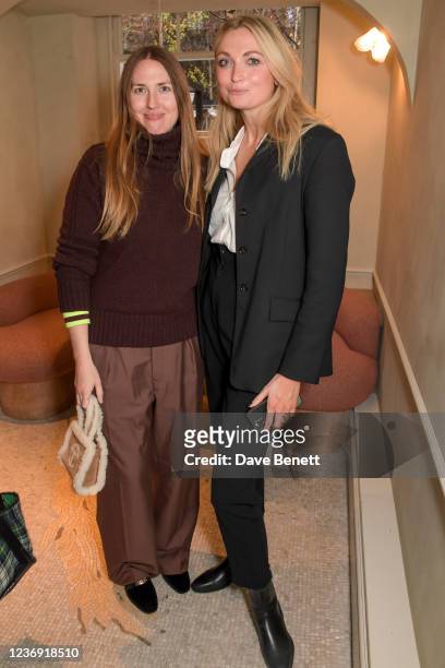 Naomi Smart and Jane McFarland attend a lunch event hosted by Dee Ocleppo & Holli Rogers, Chief Brand Officer at FARFETCH, at Native at Browns on...
