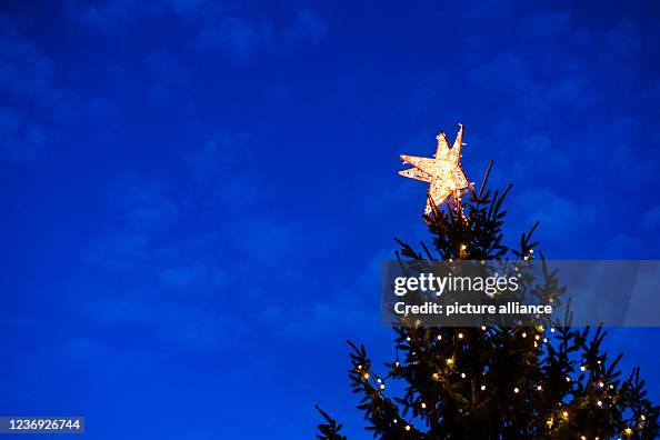 Christmas lighting in Beelitz