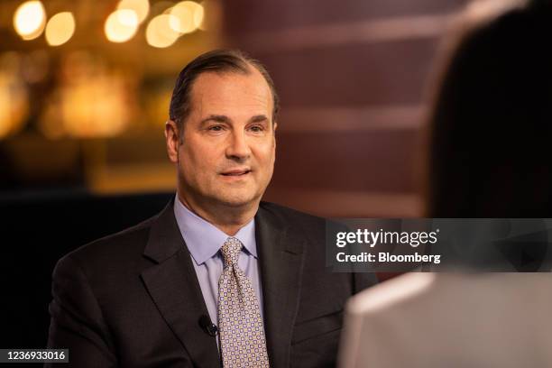 Tony Capuano, chief executive officer of Marriott International Inc., during a Bloomberg Television interview in New York, U.S., on Tuesday, Nov 9,...