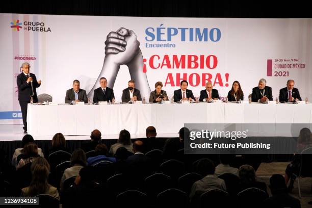 The Foreign Minister of Mexico, Marcelo Ebrard inaugurated the 7th Puebla Group Meeting accompanied by the former president of Ecuador Rafael Correa,...
