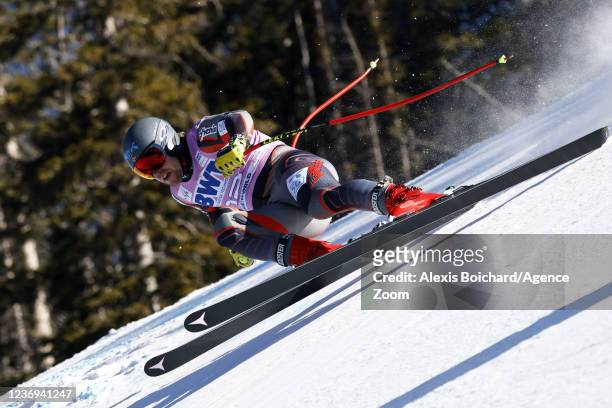 Aleksander Aamodt Kilde of Norway in action during the Audi FIS Alpine Ski World Cup Men's Downhill Training on December 1, 2021 in Beaver Creek USA.