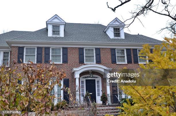 Home Alone" house, located at 671 Lincoln Avenue in Winnetka, Illinois is seen on December 1, 2021. Airbnb is offering a one-night-only rental of the...