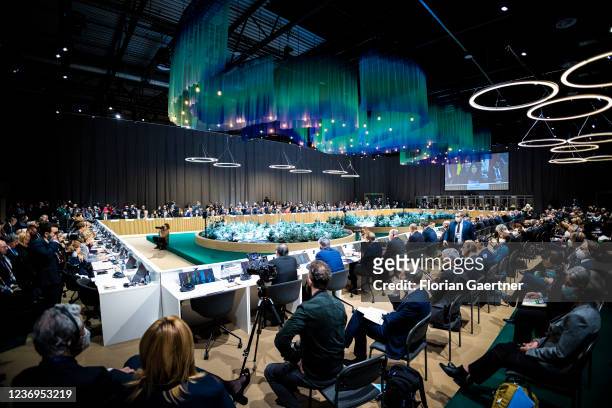 Overview of the OSCE Ministerial Council on December 02, 2021 in Stockholm, Sweden.