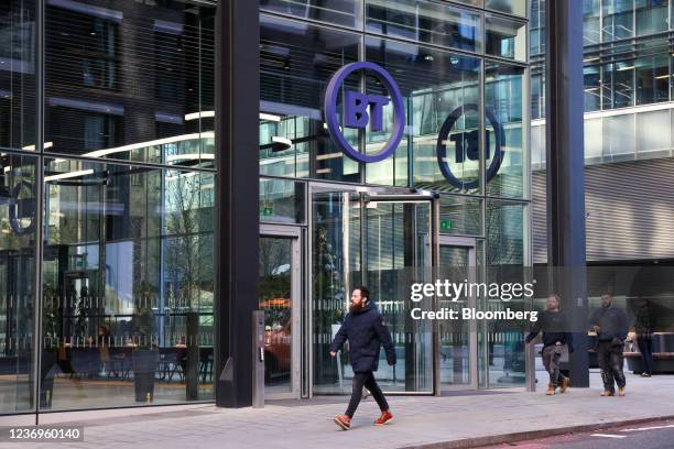 The new headquarters building of BT Group Plc in Aldgate, London, U.K., on Thursday, Dec. 2, 2021. The London-based group has already brought on U.K....