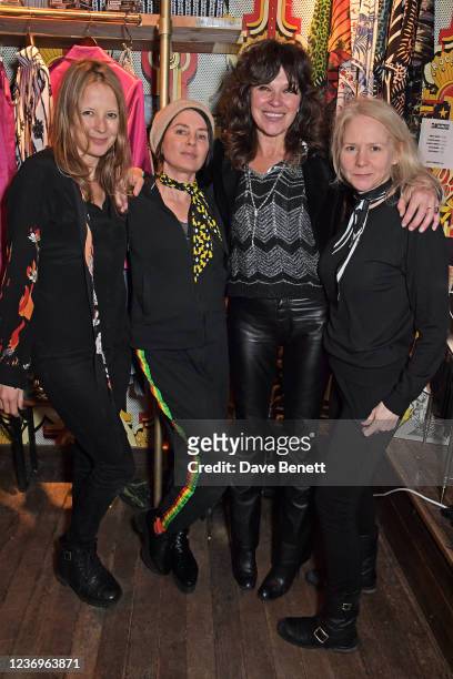 TIlly Wood, Sadie Frost, Jess Morris and Lee Starkey attend the Rockins Christmas Shopping Sale featuring Jade Jagger jewellery, Rockins, Frost Body...