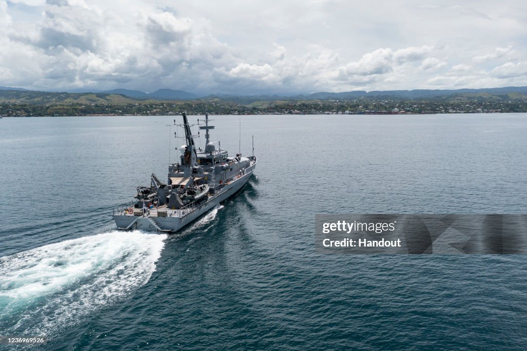 Peacekeeping Forces Deployed To Honiara To Help Quell Civil Unrest Following Anti-government Protests In The Solomon Islands