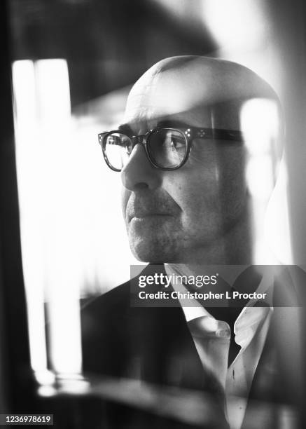Actor Stanley Tucci is photographed for the Los Angeles Times on July 12, 2020 in London, England.