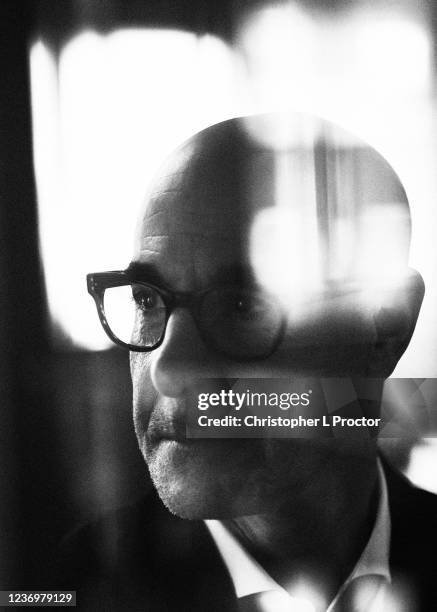 Actor Stanley Tucci is photographed for the Los Angeles Times on July 12, 2020 in London, England.