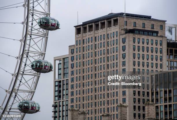 Shell Headsquaters The Shell Centre, a registered office of Royal Dutch Shell Plc, near ...