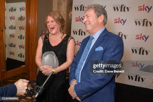 Kate Davis and Alan Titchmarsh attend the 30th Women in Film & Television Awards on December 3, 2021 in London, England.