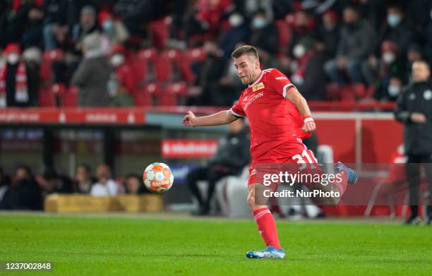 Robin Knoche of FC Union Berlin during Union Berlin against Rb Leipzig, Bundesliga, at Union Berlin stadium, Berlin, Germany on December 3, 2021.