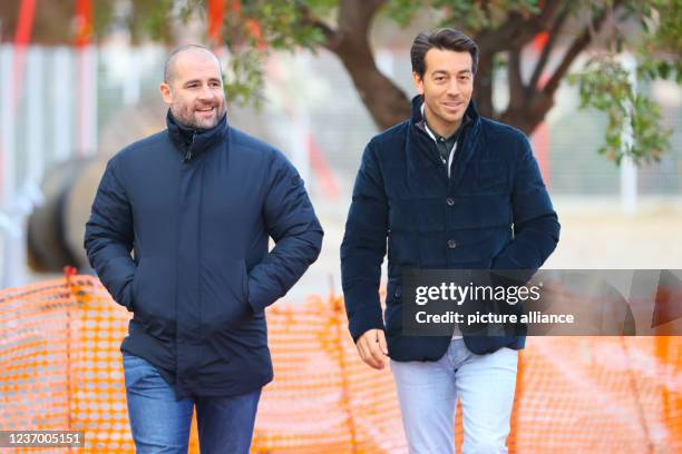 La Turbie, France AS Monaco - FC Metz Training Session with Sporting Director Paul Mitchell. Ligue 1, Liga 1. Mandoga Media Germany