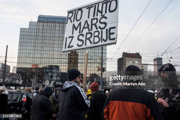 Thousands of environmental protesters block roads in Belgrade and other Serbian towns, angered at mining giant Rio Tinto's plans to extract lithium...