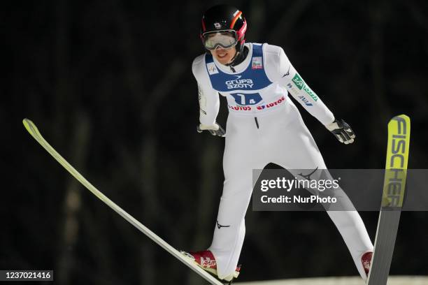 Naoki Nakamura during the FIS Ski Jumping World Cup In Wisla, Poland, on December 4, 2021.