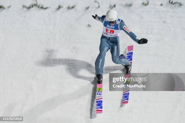 Piotr Zyla during the FIS Ski Jumping World Cup In Wisla, Poland, on December 4, 2021.