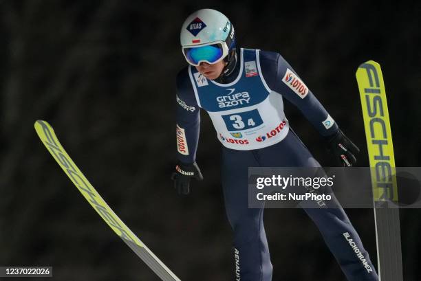 Kamil Stoch during the FIS Ski Jumping World Cup In Wisla, Poland, on December 4, 2021.