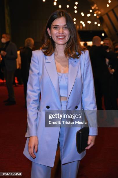 Caroline Hartig during the "Harry Potter und das verwunschene Kind" musical premiere at Mehr! Theater on December 5, 2021 in Hamburg, Germany.