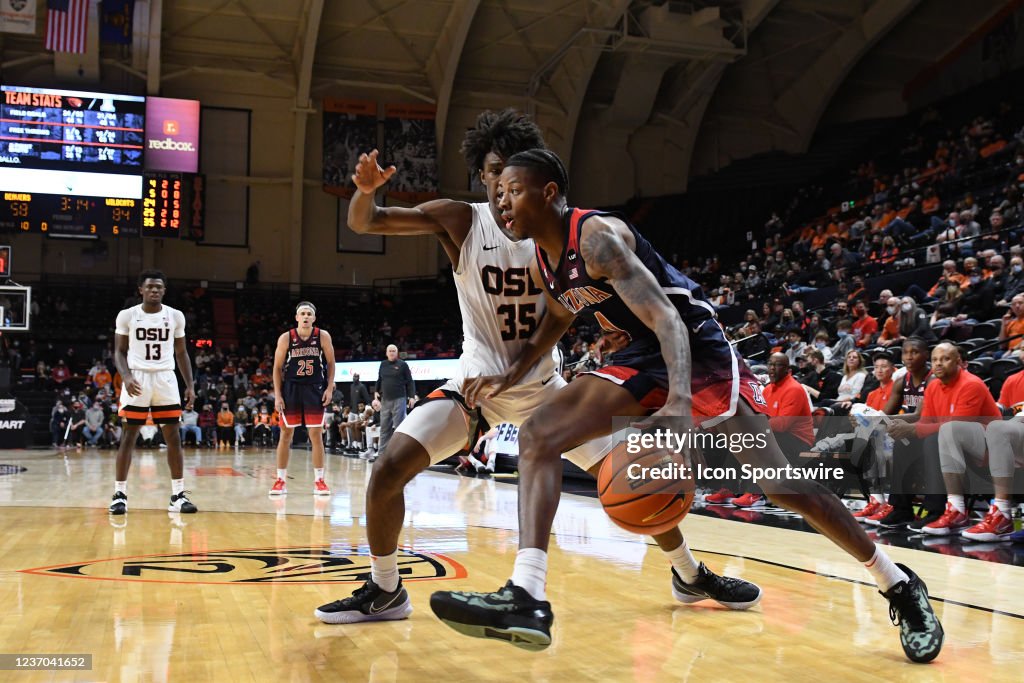 COLLEGE BASKETBALL: DEC 05 Arizona at Oregon State