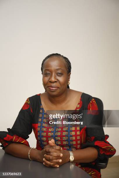 Funke Opeke, founder and chief executive officer of MainOne, following an interview in Lagos, Nigeria, on Tuesday, Feb. 25, 2020. Equinix Inc. Is...