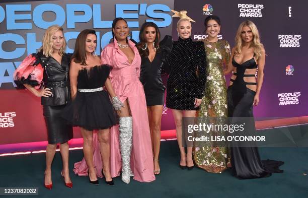 The cast of "The Real Housewives of Beverly Hills" Sutton Stracke, Kyle Richards, Garcelle Beauvais, Lisa Rinna, Erika Jayne, Crystal Kung and Dorit...