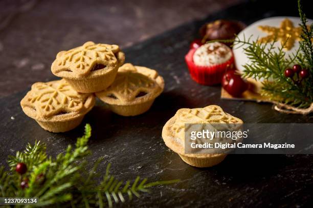 Mince pies and other Christmas treats, taken on November 3, 2020.