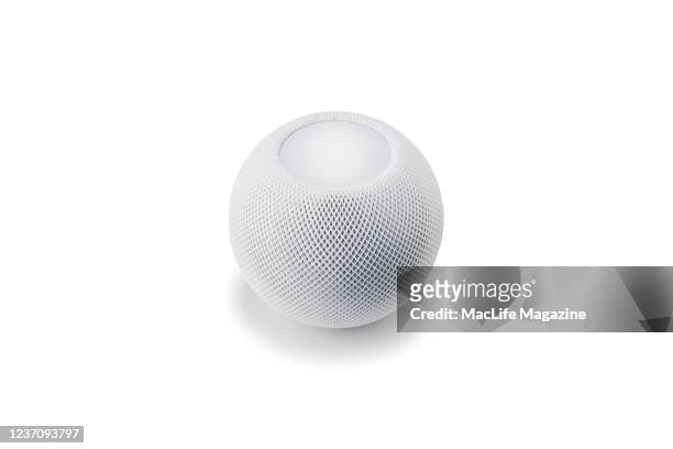 An Apple HomePod Mini smart speaker, taken on November 25, 2020.