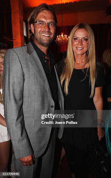 Juergen and Ulla Klopp attend the Day of Legends gala Night of Legends at the Schmitz Tivoli theatre on September 4, 2011 in Hamburg, Germany.