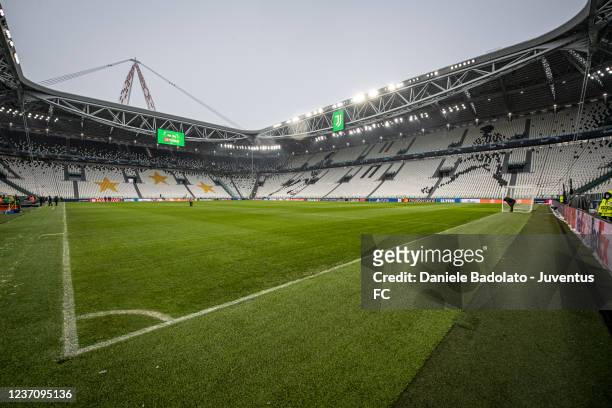 General view of the Allianz Stadium before the UEFA Champions League group H match between Juventus and Malmo FF at Allianz Stadium on December 8,...