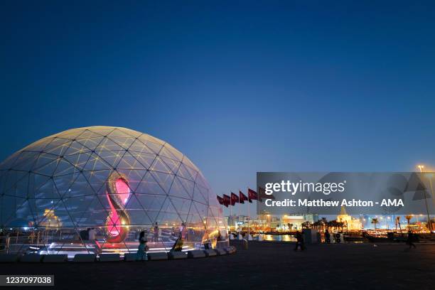 December 08 : The FIFA World Cup Qatar 2022 Official Countdown Clock, powered by Hublot, was unveiled on Sunday 21 November at the Fishing Spot Doha...