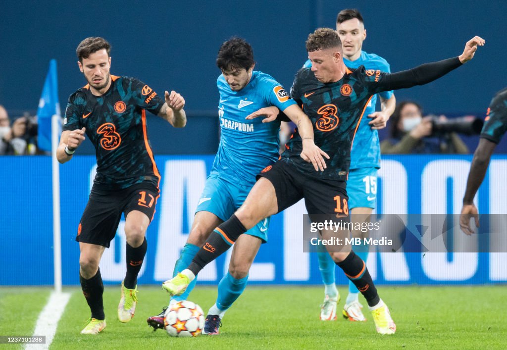 Zenit St. Petersburg v Chelsea FC: Group H - UEFA Champions League