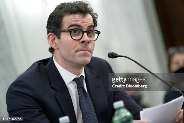 Adam Mosseri, chief executive officer of Instagram Inc., speaks during a Senate Commerce, Science and Transportation Subcommittee hearing in...
