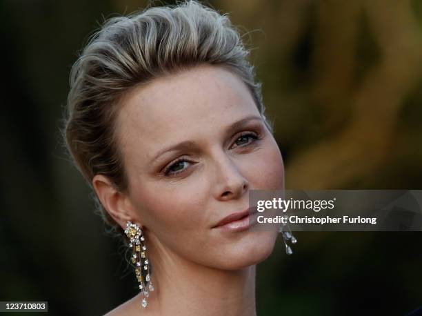 Princess Charlene of Monaco attends the Yorkshire Variety Club Golden Ball at Harewood House on September 4, 2011 in Leeds, England.