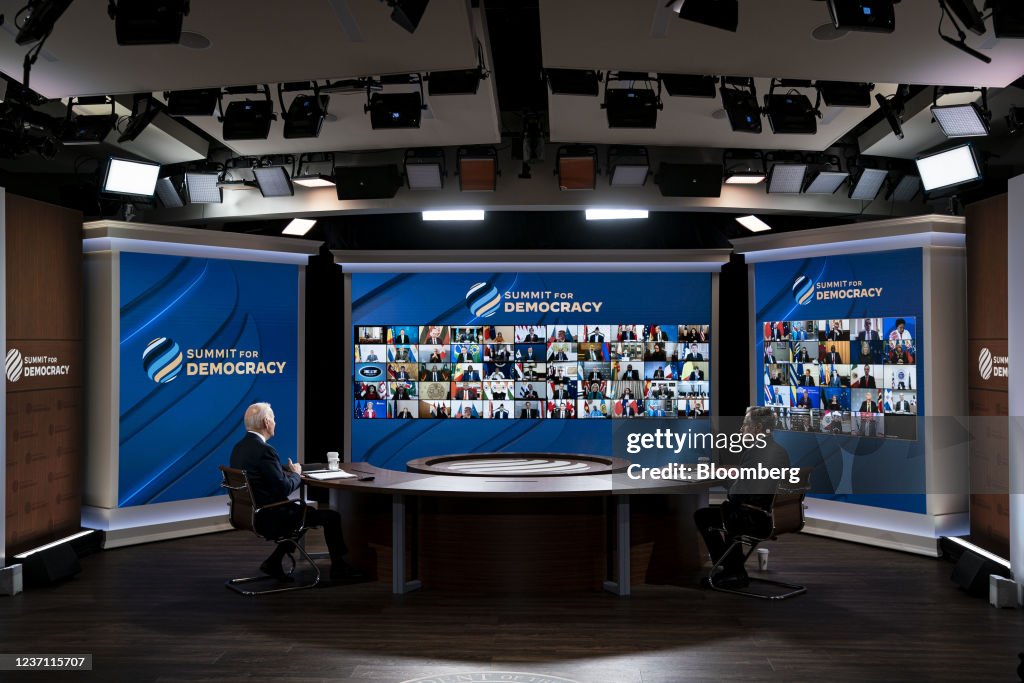 President Biden Delivers Remarks At Summit For Democracy