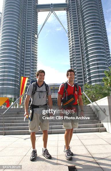 Twins Drew Riker and Derek Riker find the marker at the Petrinas ...