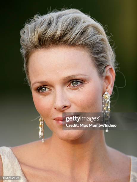 Princess Charlene of Monaco attends the Yorkshire Variety Club's Golden Jubilee Ball at Harewood House on September 4, 2011 in Leeds, England.