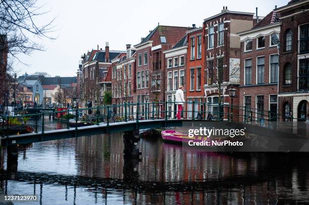 Apart from Amsterdam, Leidens inner city has the greatest number of waterways and bridges in the country. On December 9th, 2021.