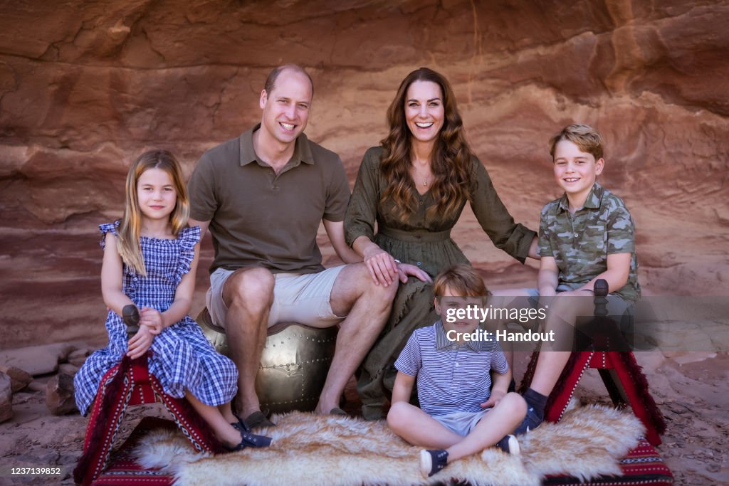 The Duke and Duchess of Cambridge Christmas Portrait