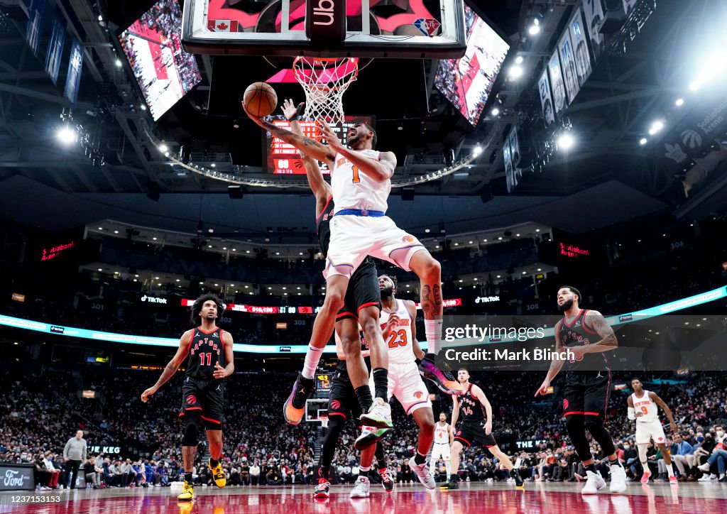 New York Knicks v Toronto Raptors